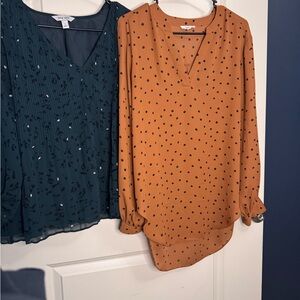 Bundle: Nine West + Maurice’s Tops – Size Small